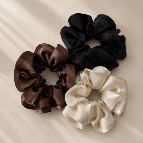The Balance Brush Luxury Velvet Scrunchie Trio – Warm Tones (3-Pack)